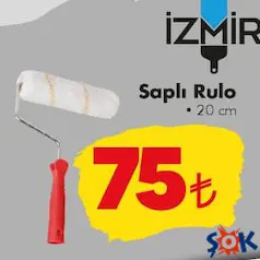 İZMİR FIRÇA SAPLI RULO 20 CM İZMİR FIRÇA SAPLI RULO 20 CM